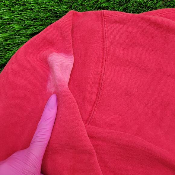 Vintage Champion Sweatshirt Womens Large 21x23 Script Logo - Picture 10 of 16